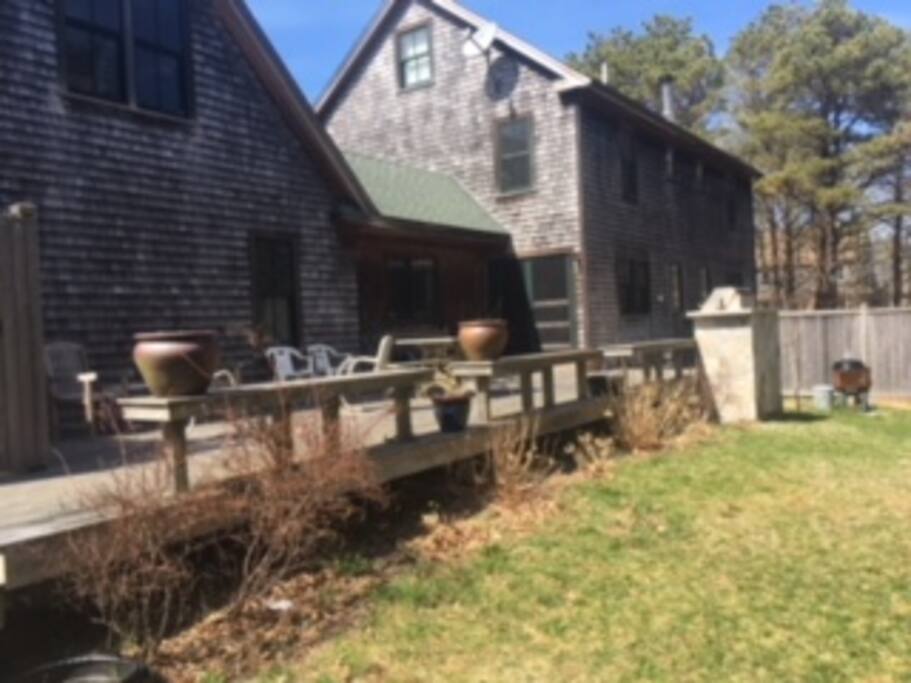 Beautiful deck and grill