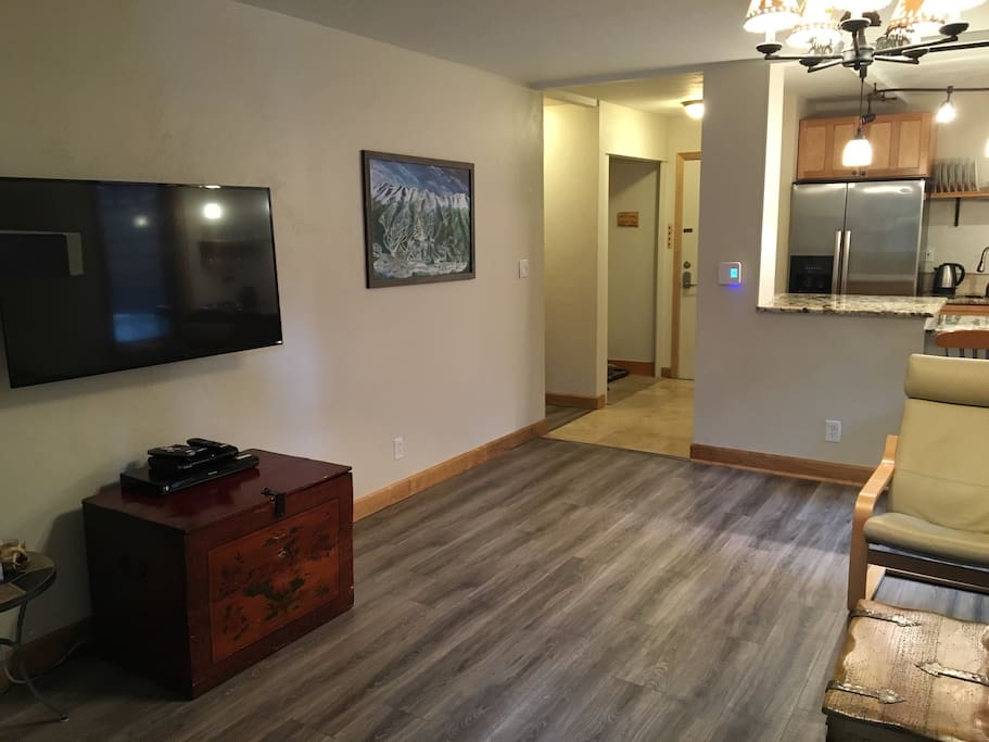New 50" HDTV with Netflix in main room