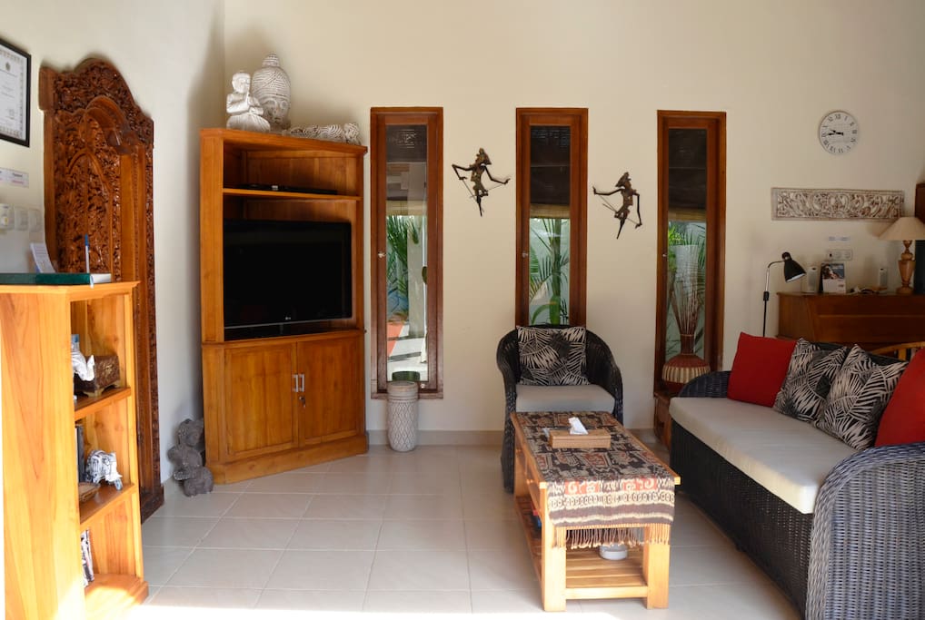 The living area is fully air-conditioned.