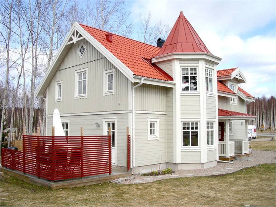 Outside in summer