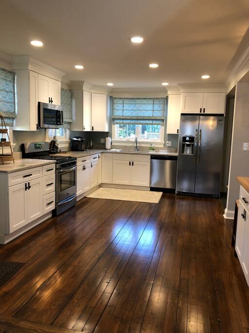 Large open kitchen