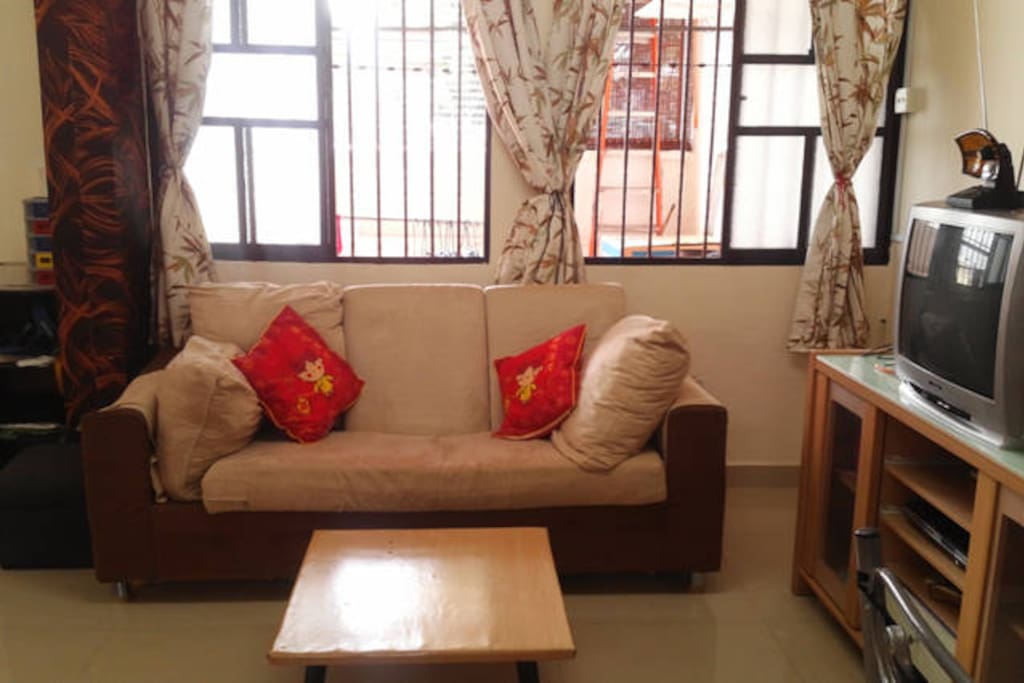 Living room on the first floor