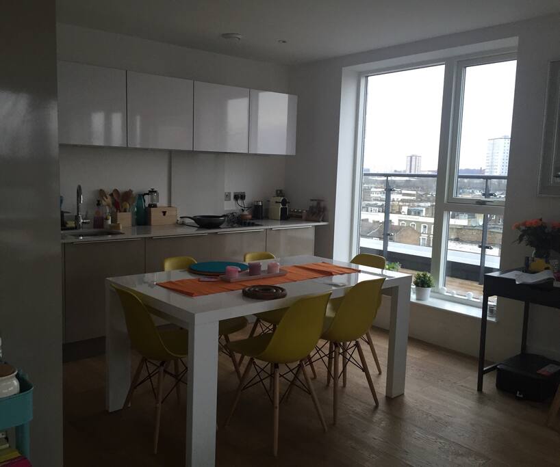 Open plan kitchen