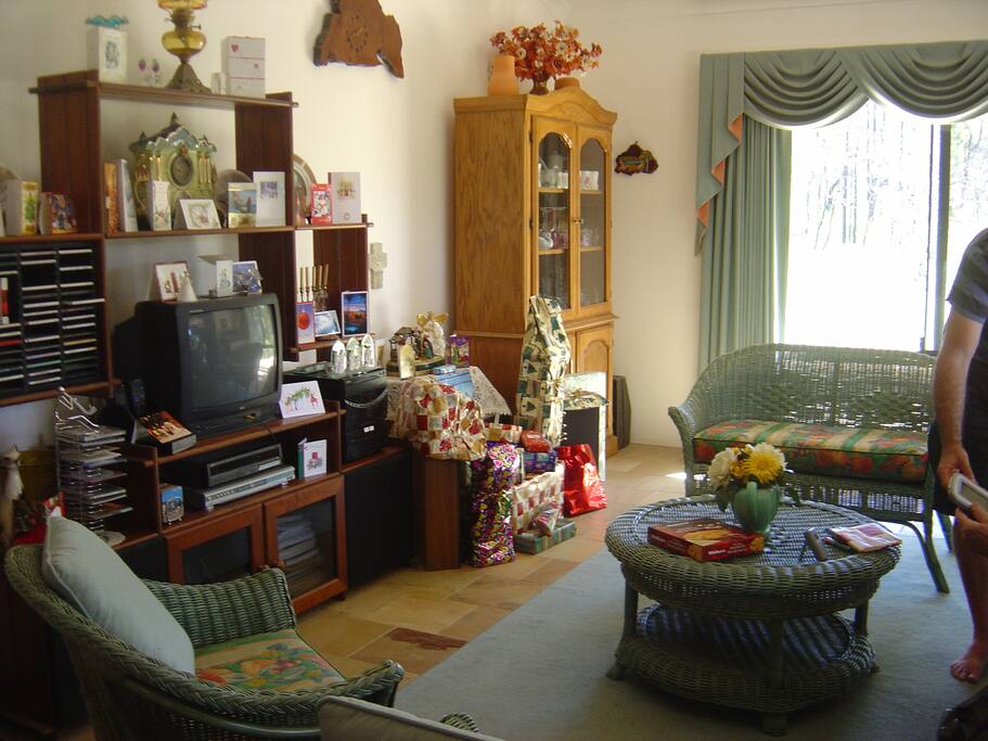 Lounge and media room