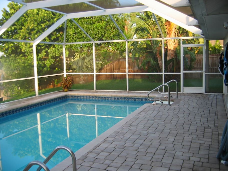 loungers allow you to sunbathe all day in a tropical setting