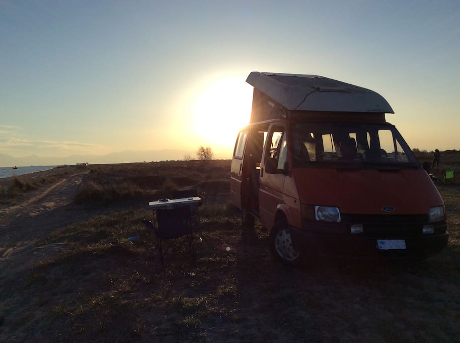 Sun set in Halkidiki