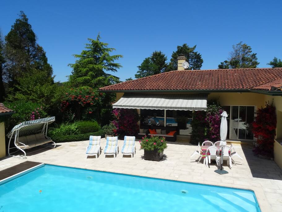 Villa basque piscine mer Anglet Biarritz Bayonne
