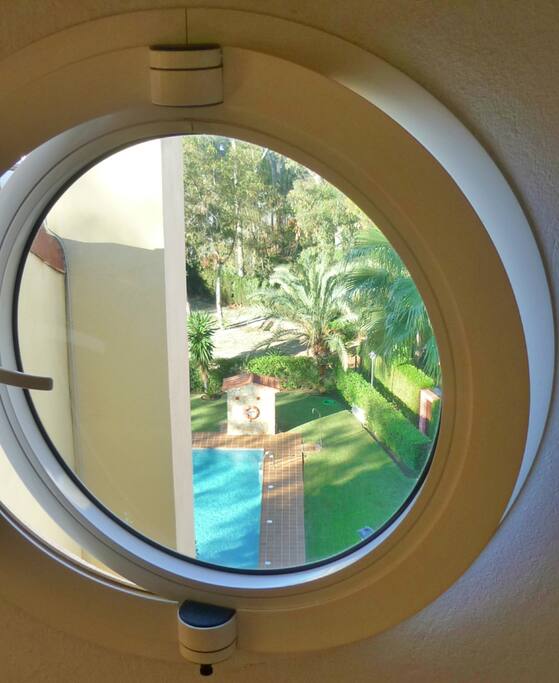 View of the swimming pool