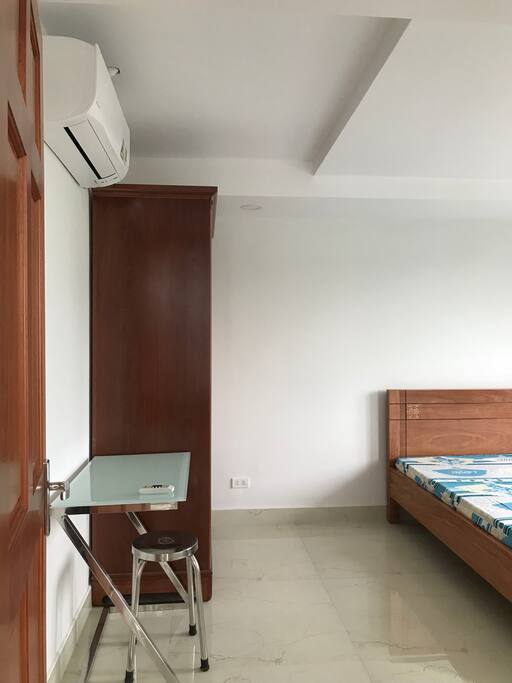 Wardrobe and working table