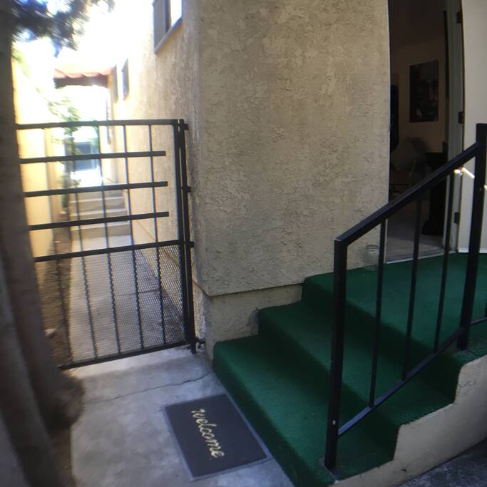 Private entrance separate from the rest of the house.