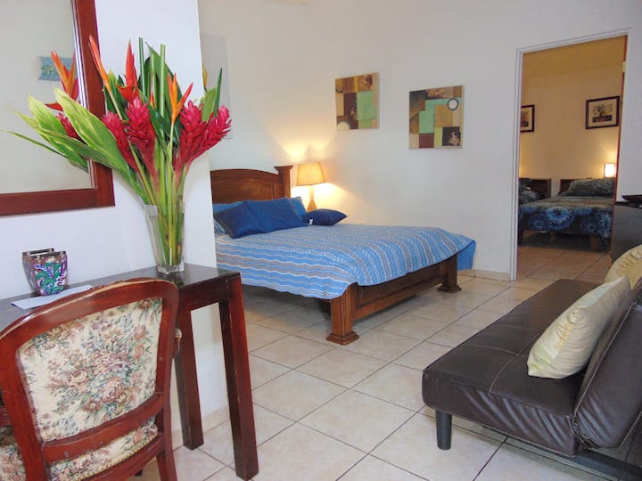 Our Family suites are two connecting rooms.