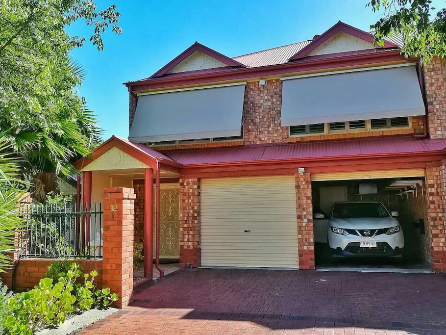 Spacious double garage