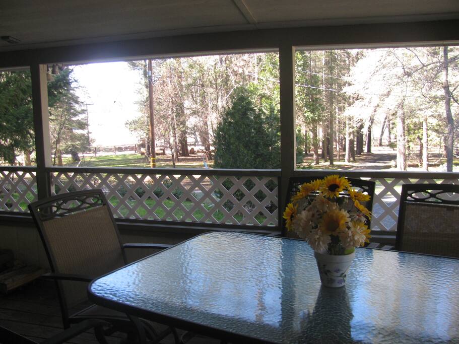 Front porch view to the road