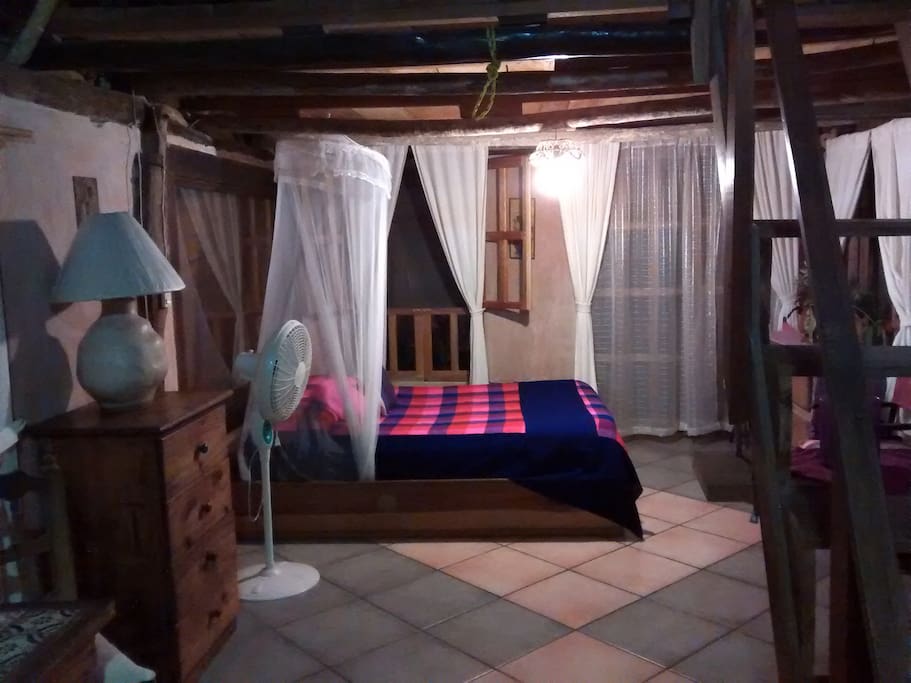 Casitas Kinsol Guest House in Puerto Morelos - near Cancun - Room #4 - Double sized bed