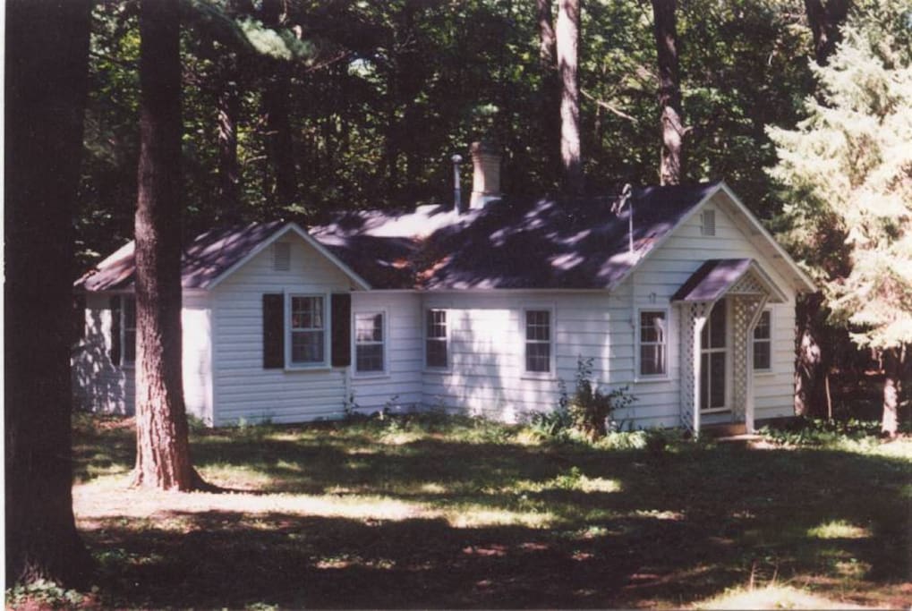 Carpenter house at entry to woodland trails