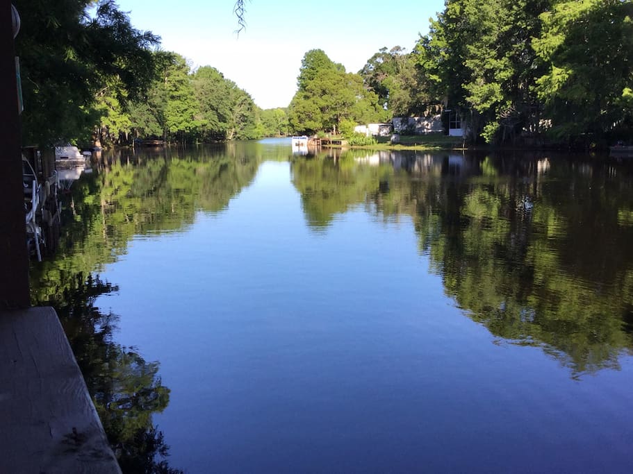 On the widest and deepest channel with excellent fishing.