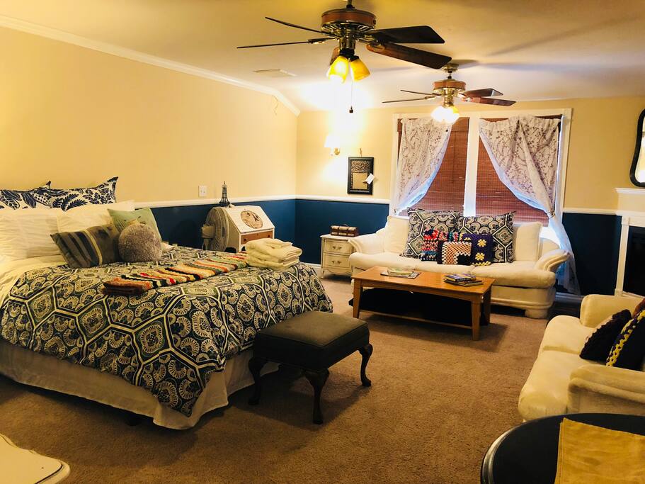 Your large studio sized room