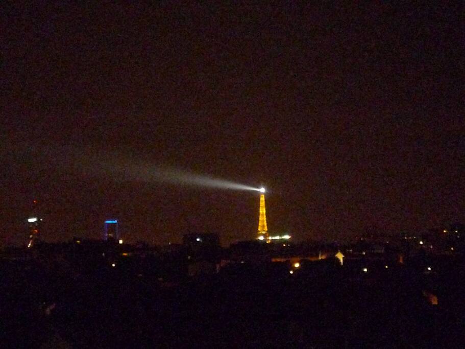 le milieu de la vue panoramique de la terrasse sud