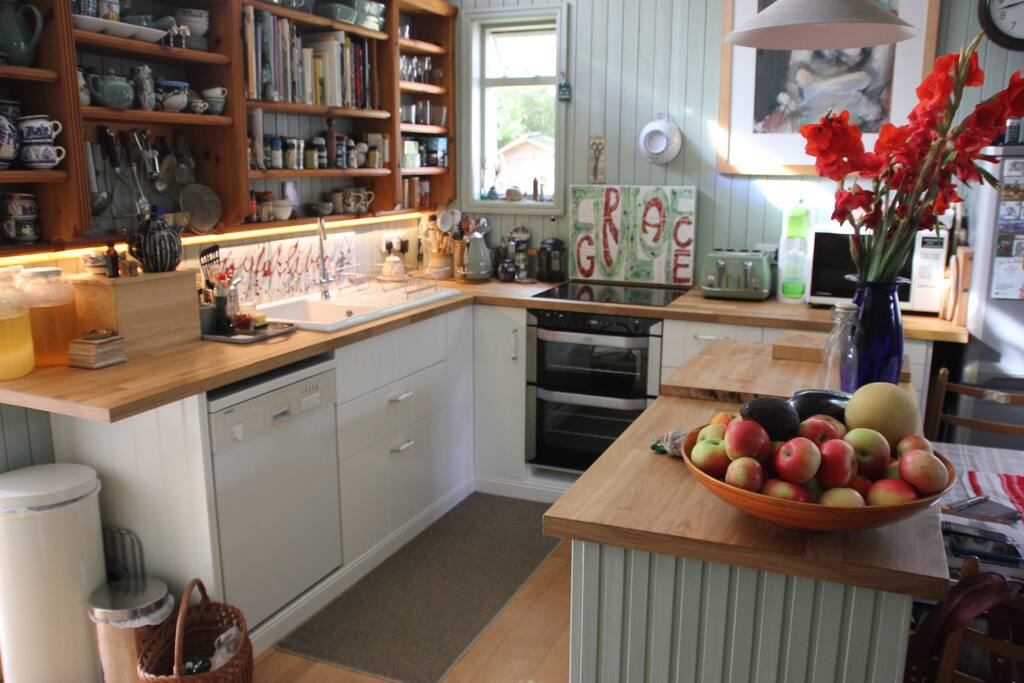 the kitchen part, you are welcome to cook here
