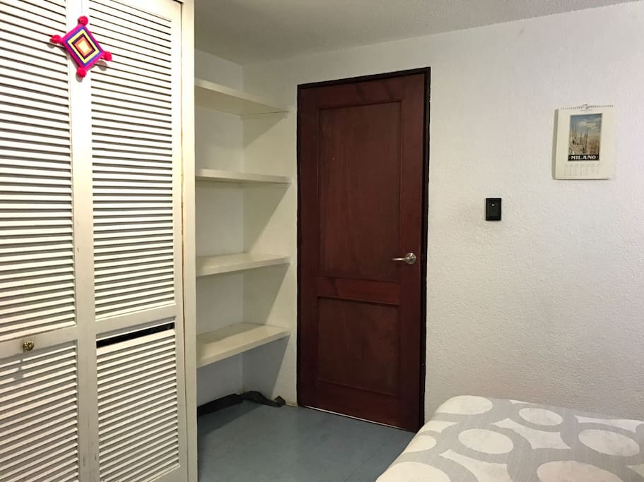 Free space for your belongings