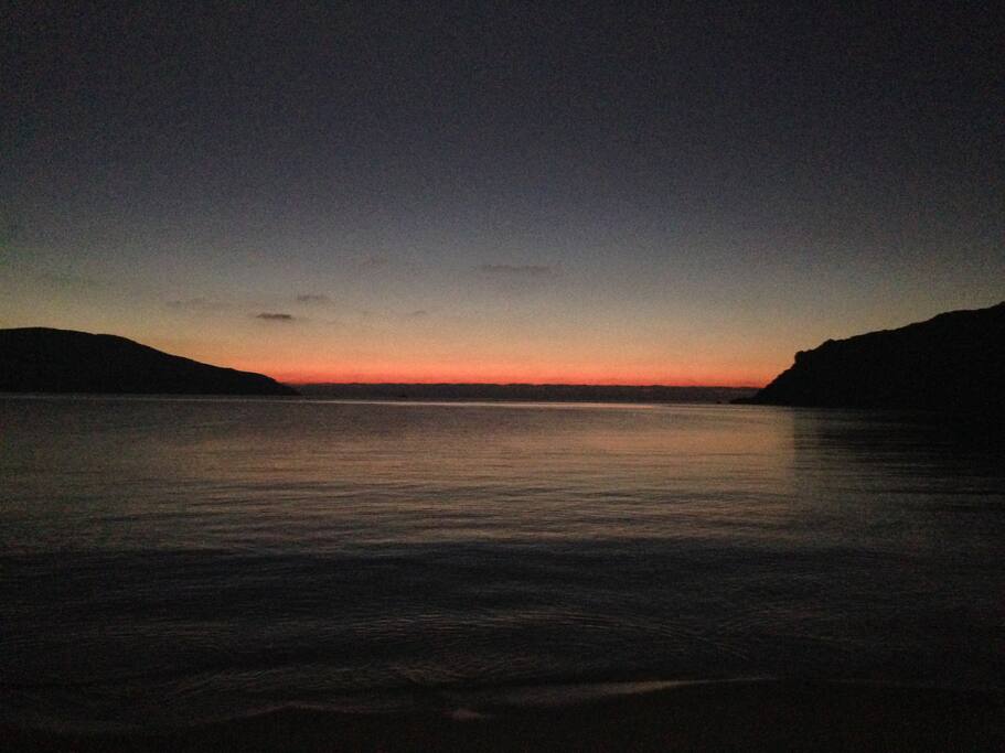 Coucher de soleil sensationnel