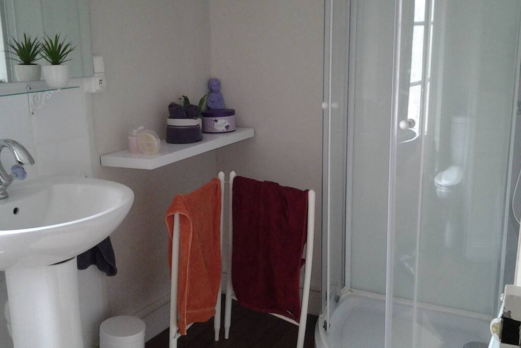 Salle de douche/WC partagée