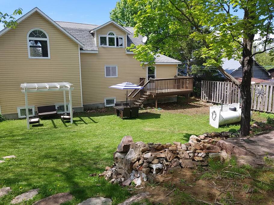 View of house from the backyard