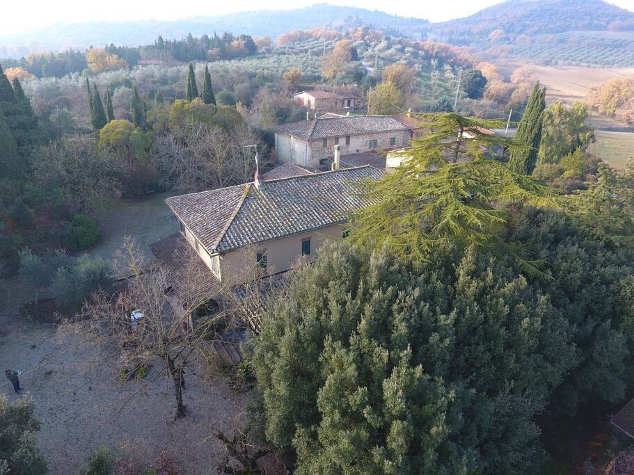 The main house