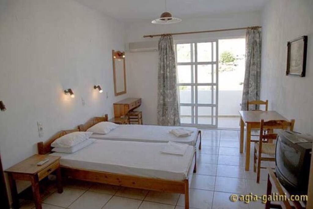 Bedroom with balcony
