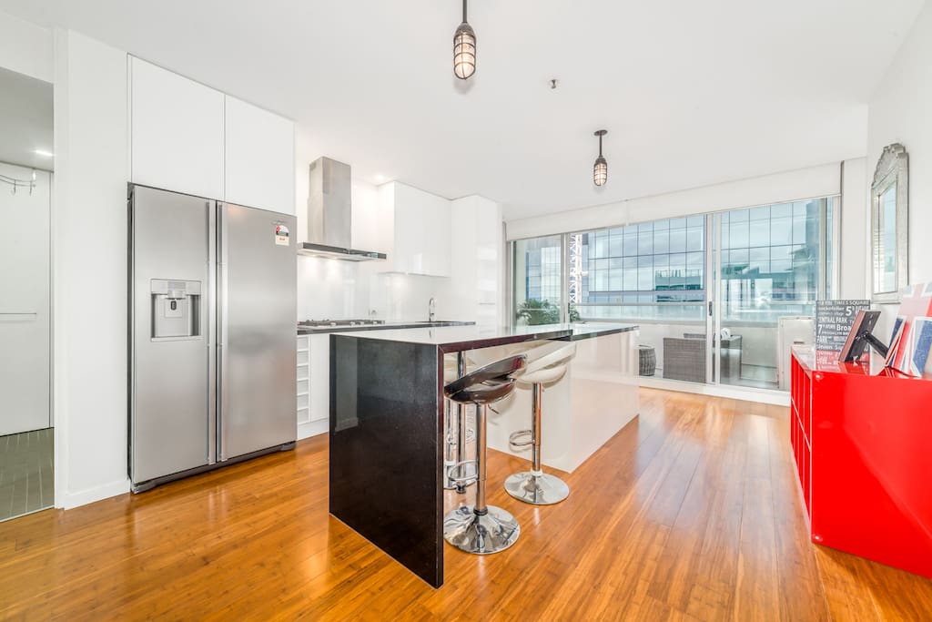 Modern kitchen with quality appliances