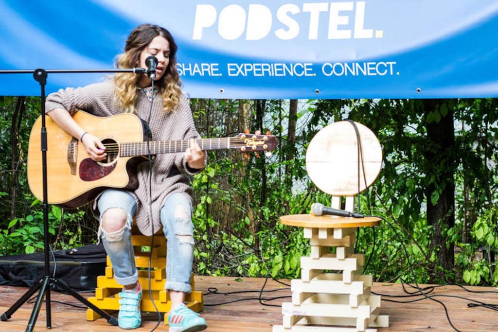 Live music in the garden
