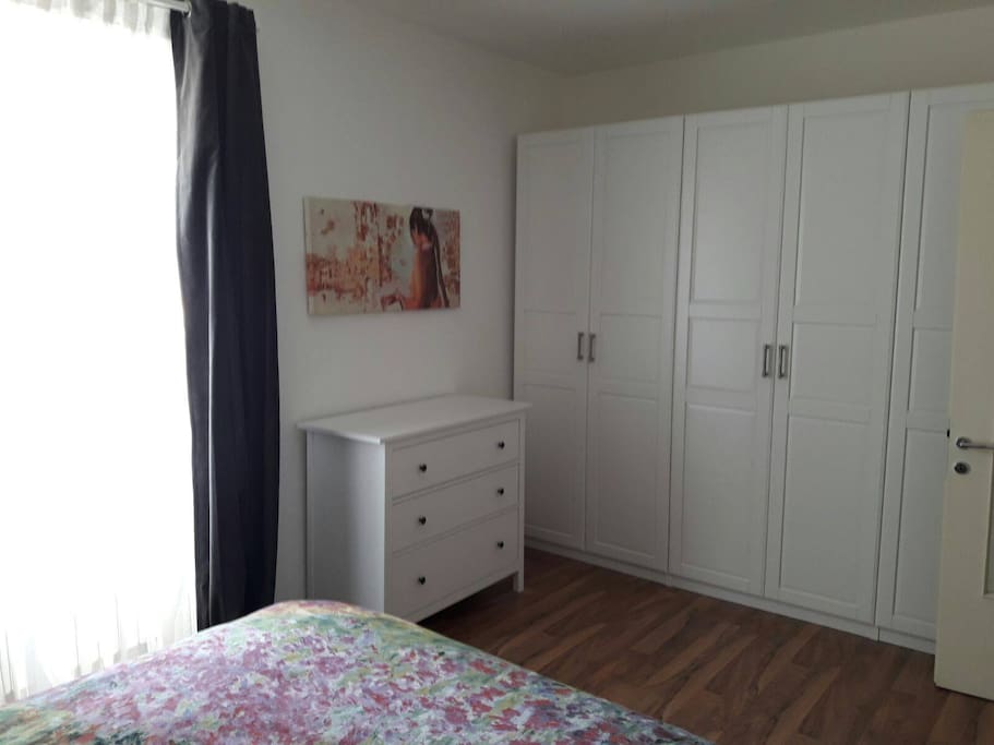 Your room with shared wardrobe