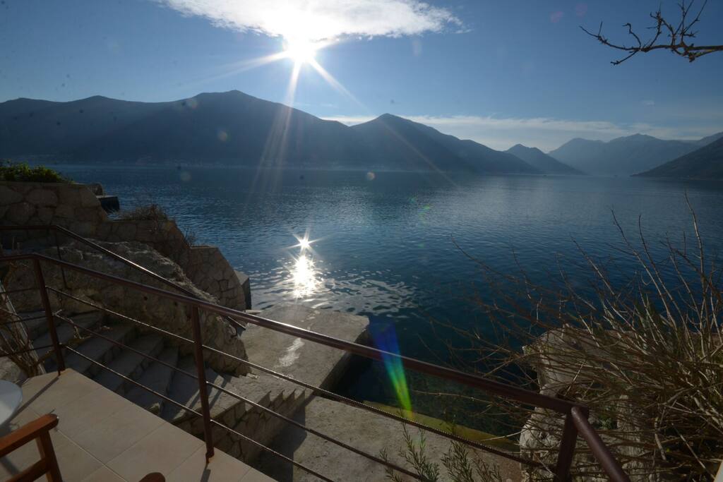 Sea view from the balcony