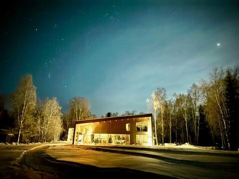 Architect-designed Archipelago house on small island in Piteå