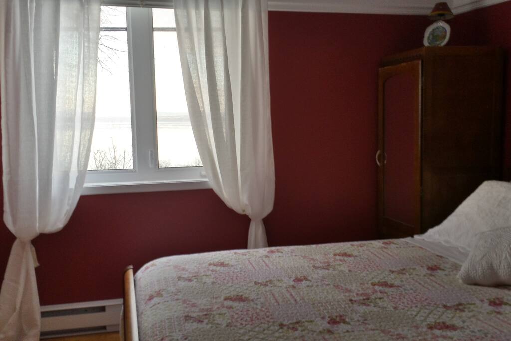 Chambre Belle-Rose avec vue sur le fleuve
