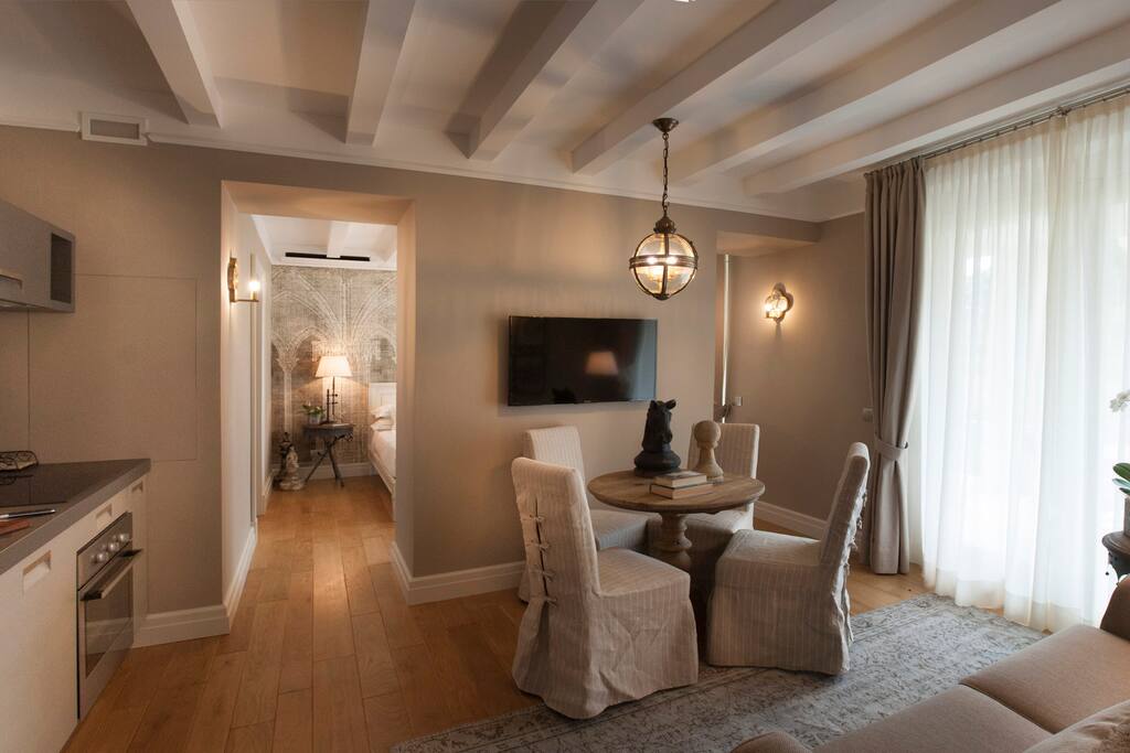 Villa Vitae - Luxury apartments -Appartamento Falletti - zona giorno