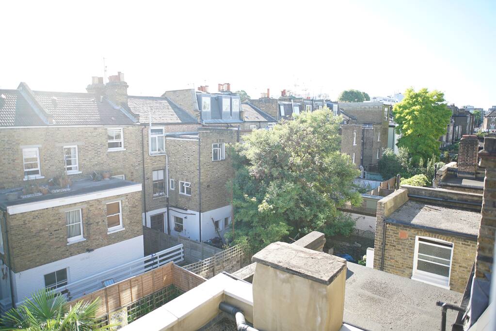 View from the french doors
