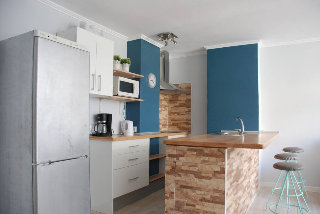 cocina tipo lotf totalmente equipada, nueva.