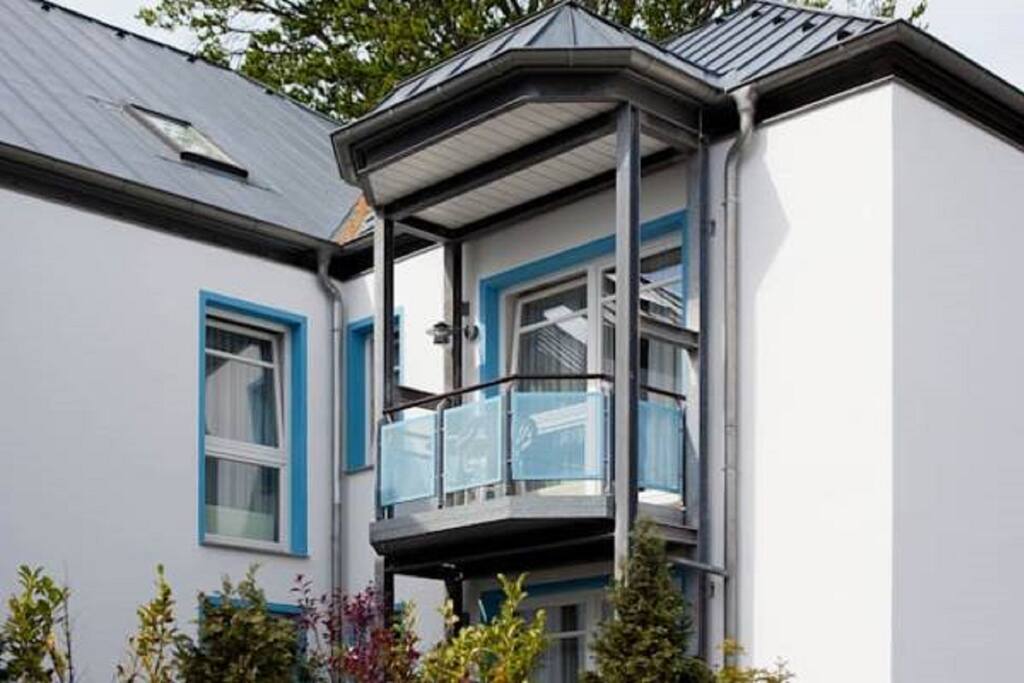 Außenansicht Haus Buchenhof mit Balkon