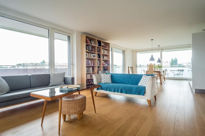Huge Apartment With Mont Blanc View, 4br - Genf