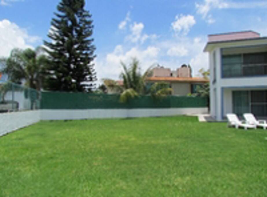 Vista del jardin