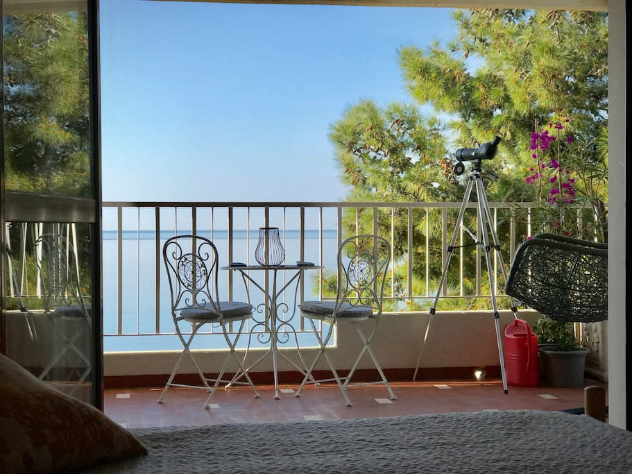 La terrazza della camera matrimoniale