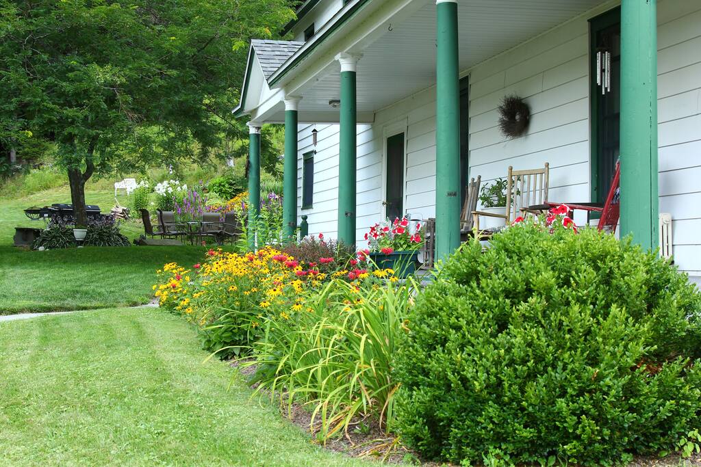 the wrap around porch