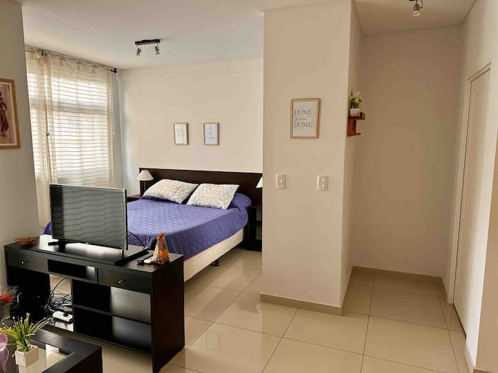 Apartamento novo de 1 quarto em Almagro