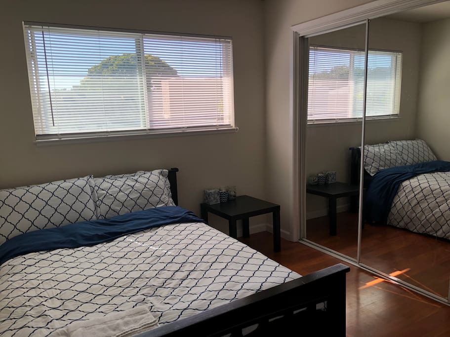 Private bedroom with highest quality mattress