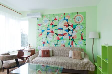 Zaimov Park Green Apartment + Free Private Garage