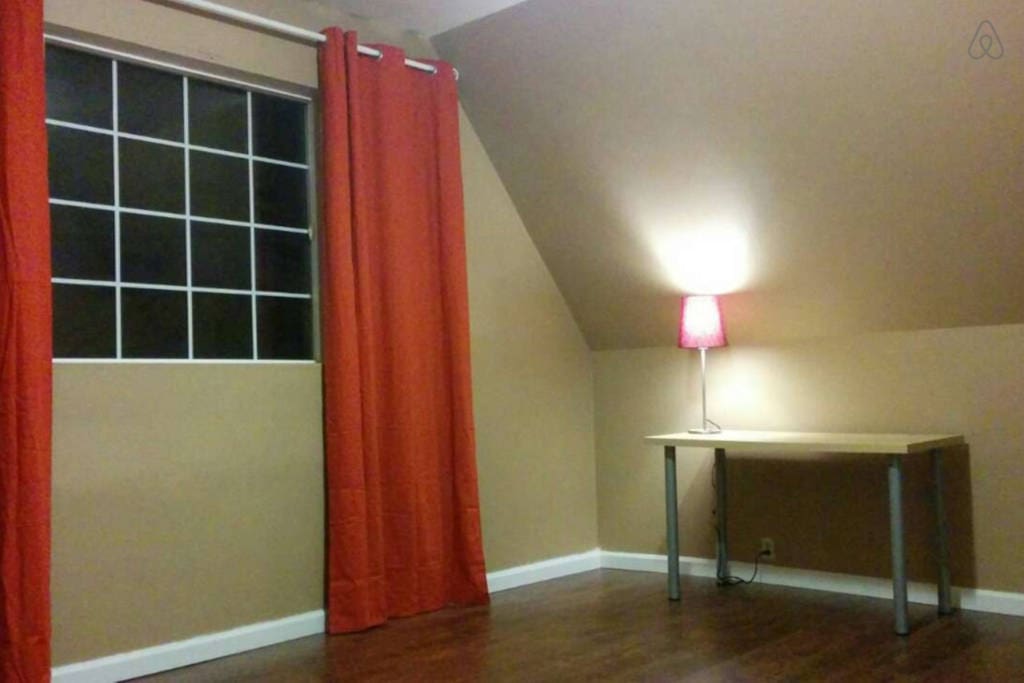 Cozy room at night.
