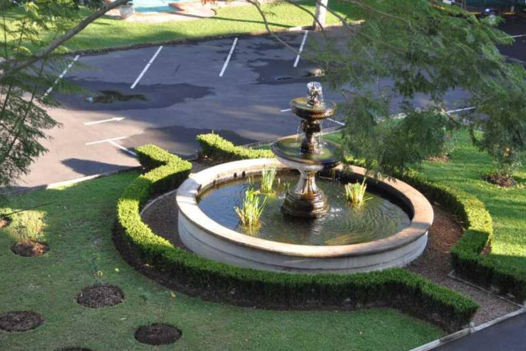 Koi Fountain in garden