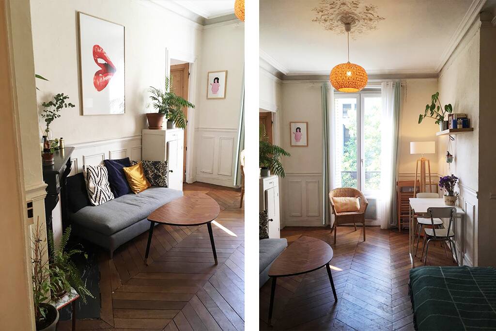 Living room's view from the entrance