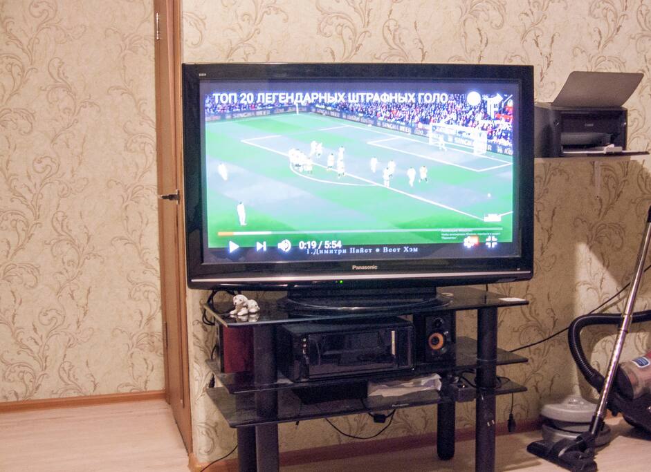 big tv, over meter in diagonal